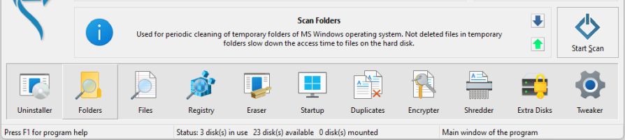WinTools.one Scan Folders